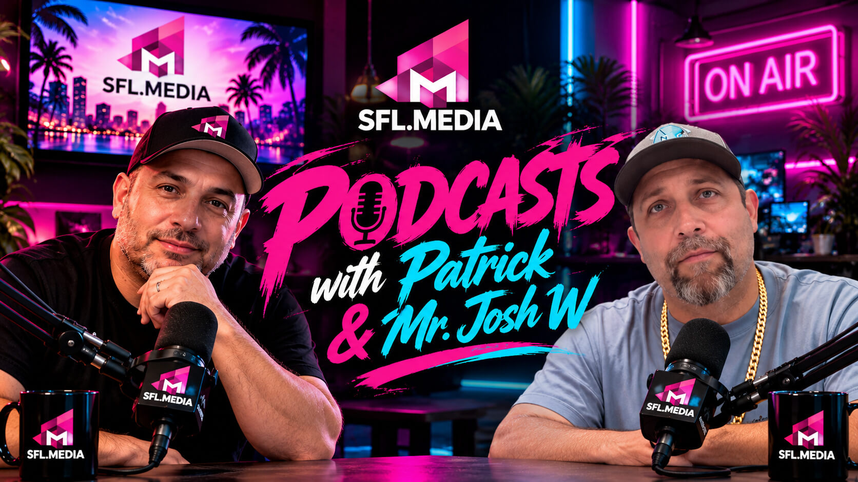 Neon SFL Media Podcast with Patrick and Josh