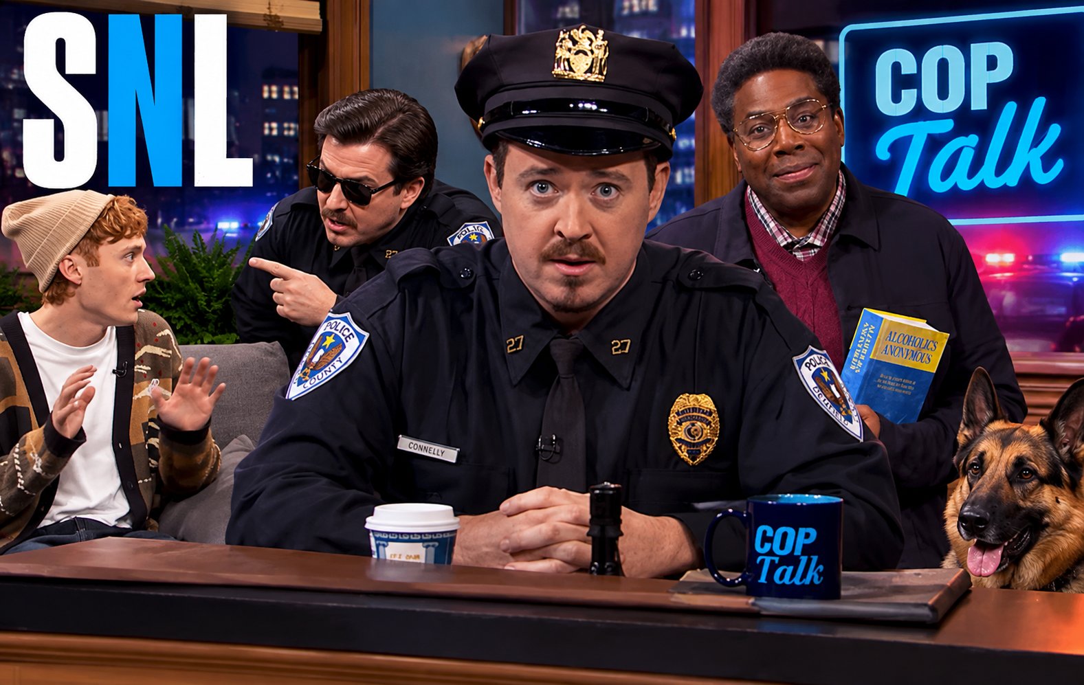 SNL Cop Talk Comedy Sketch(1)