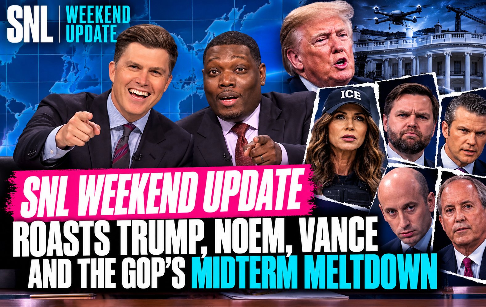 SNL Weekend Update Political Roast