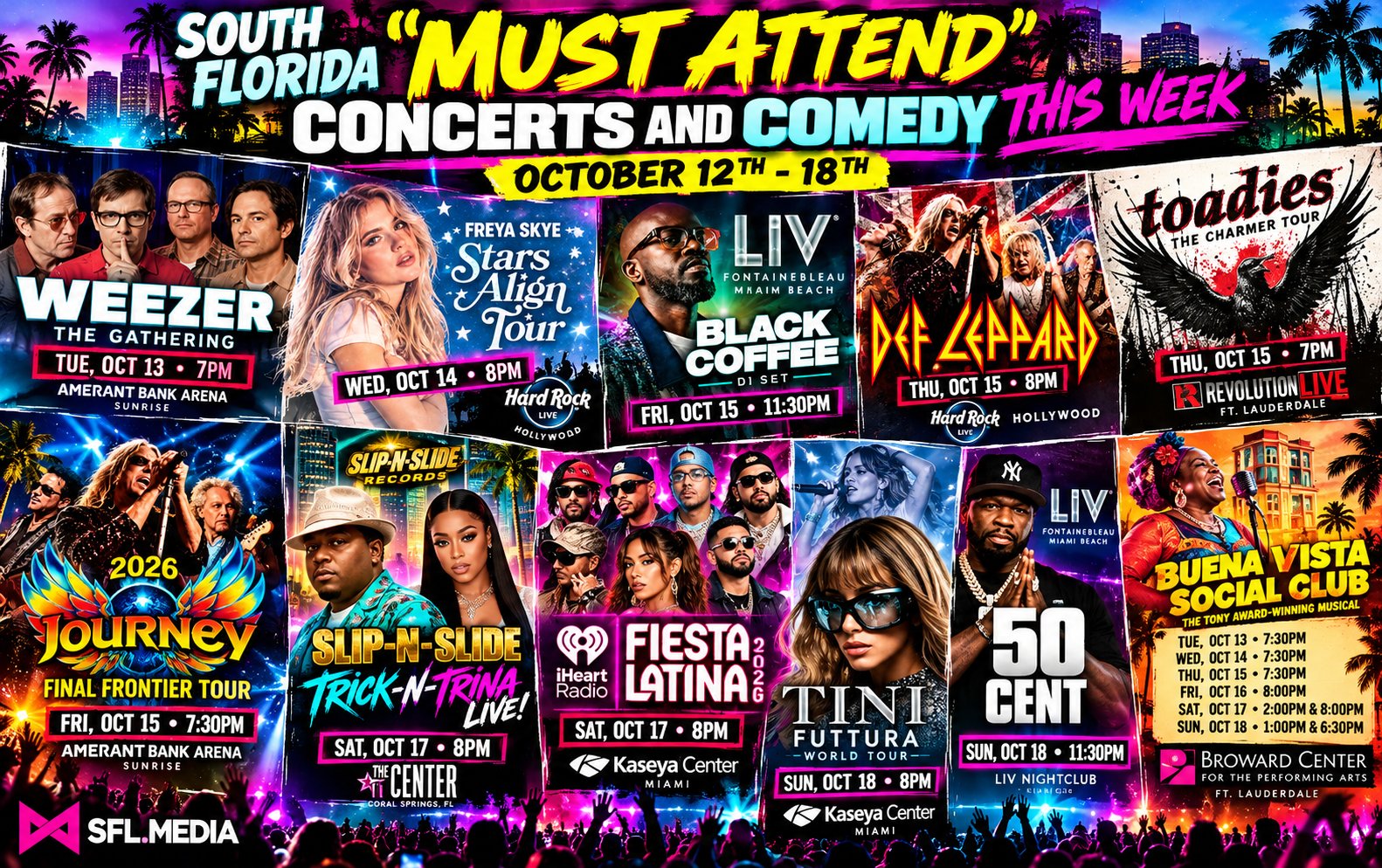 South Florida Must Attend Concerts This Week
