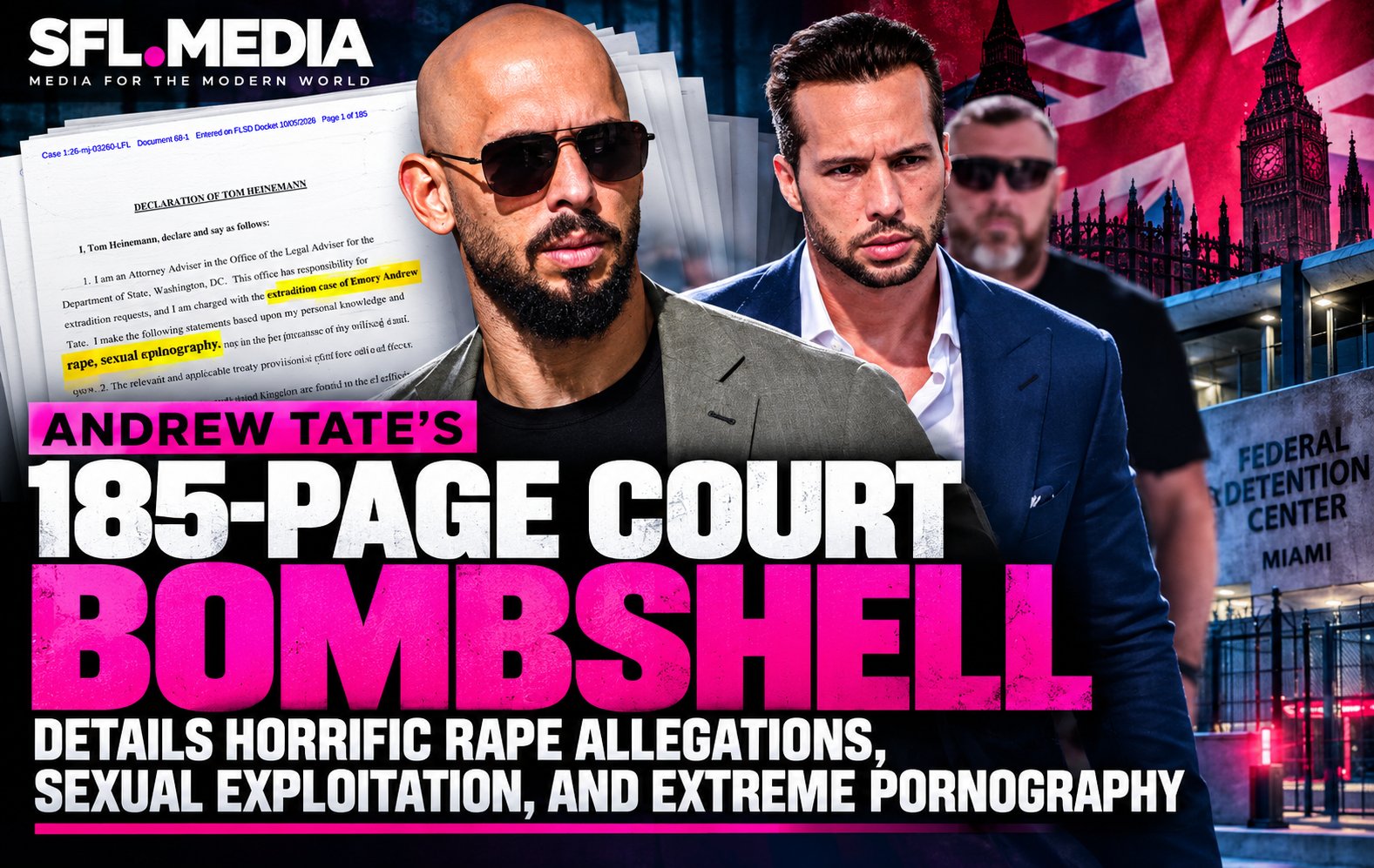 Tate Brothers Courtroom News Collage