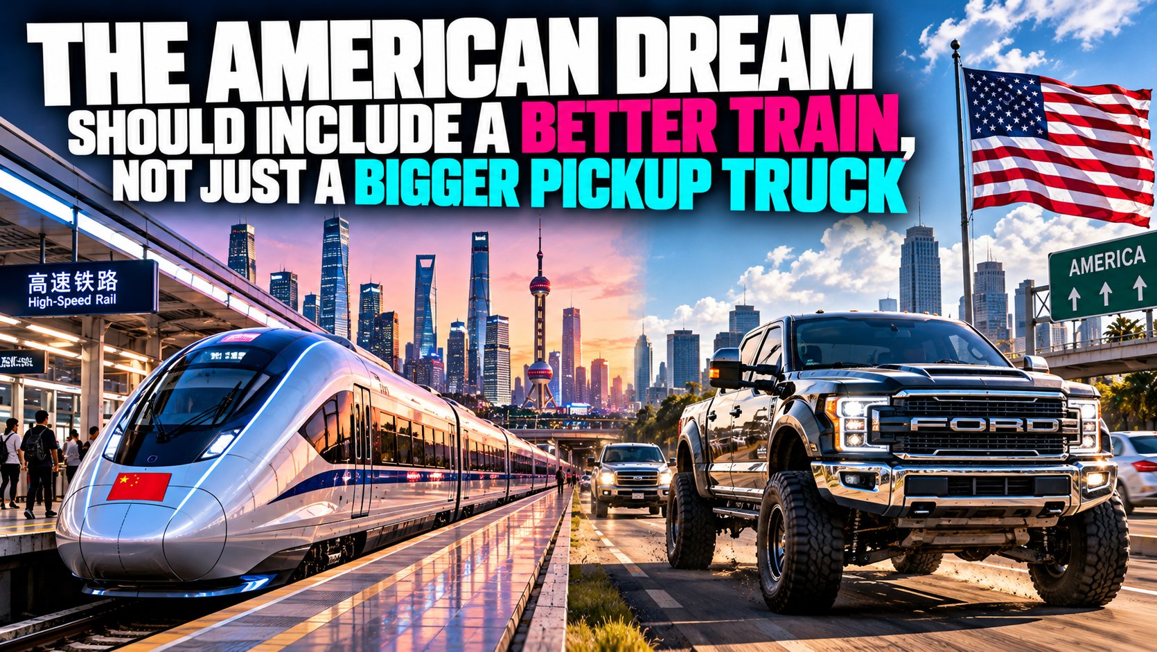 The American Dream Better Trains Bigger Trucks The American Dream Better Trains Bigger Trucks