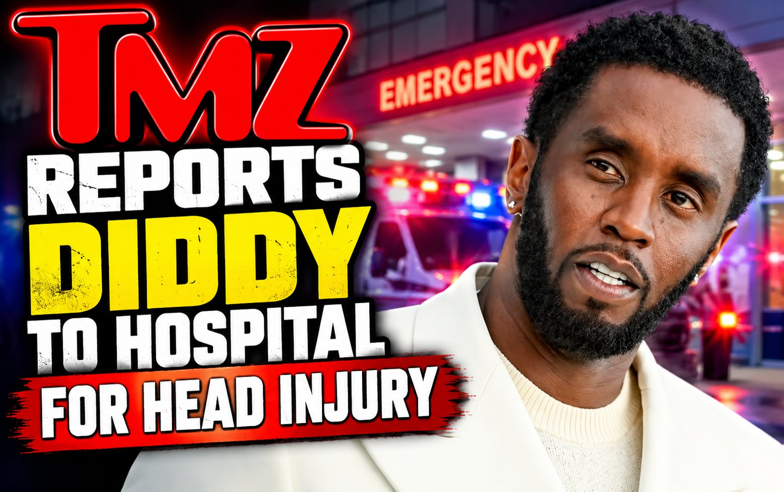 TMZ Style Emergency News Thumbnail