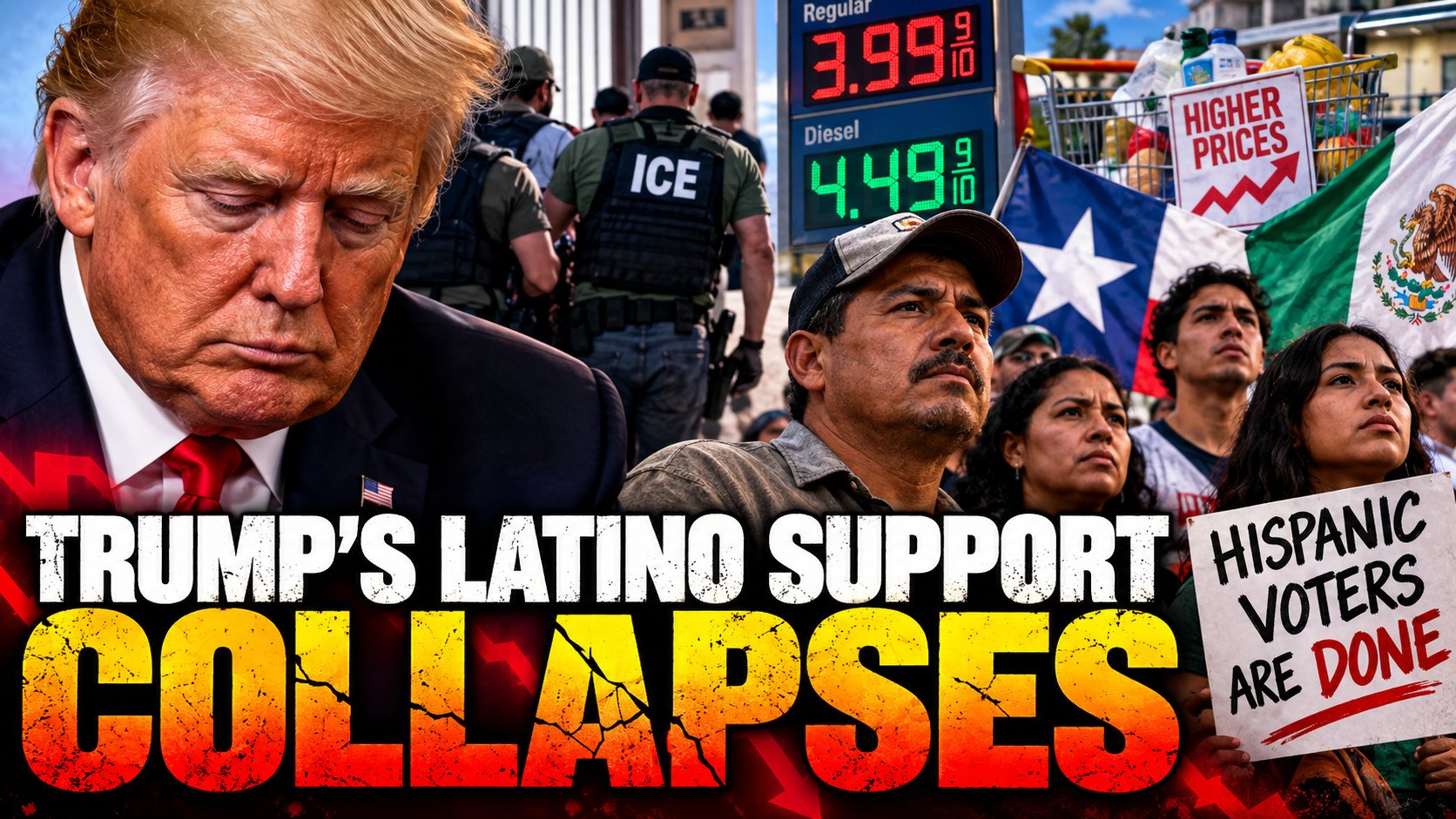 Trump’s Latino Support Collapses