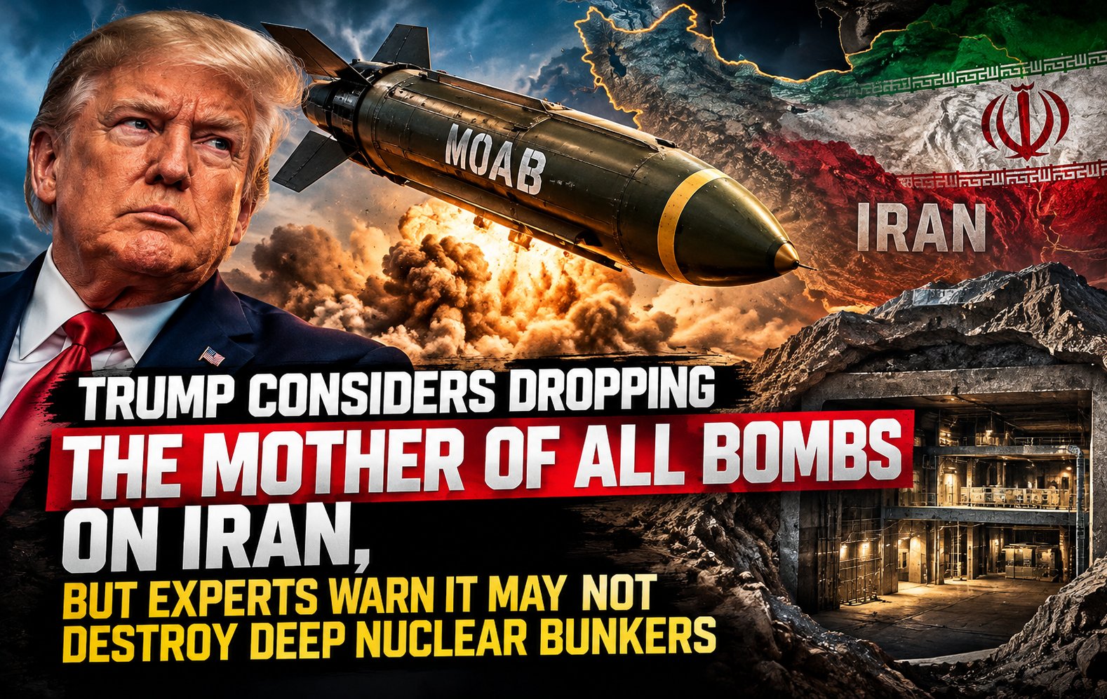 Trump’s MOAB Threat to Iran