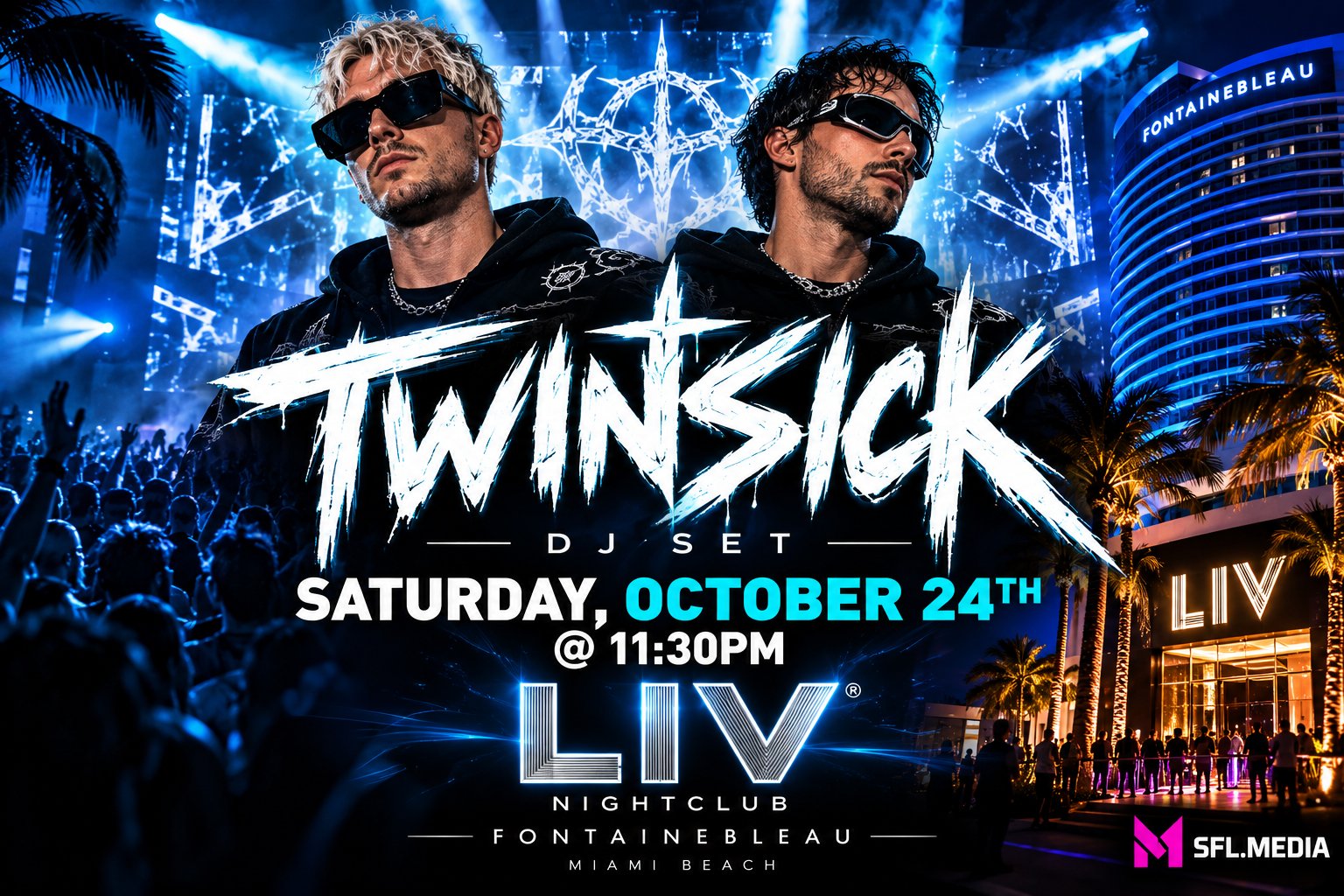 TWINSICK Miami Beach DJ Night