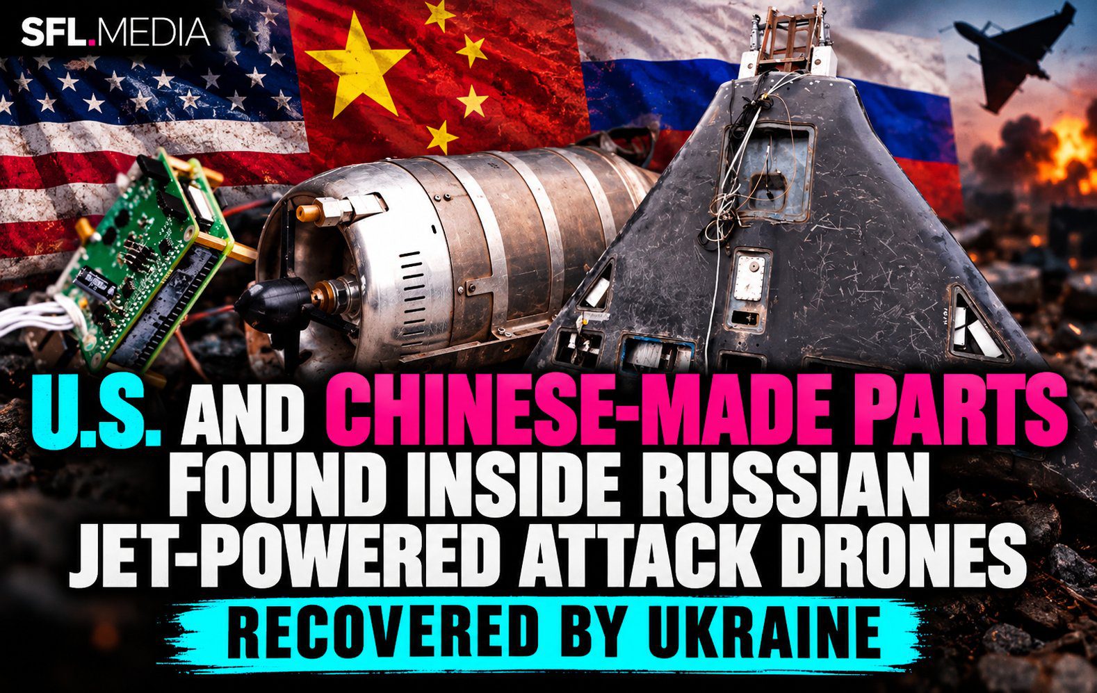 Wrecked Drone Parts Expose Global Supply Links