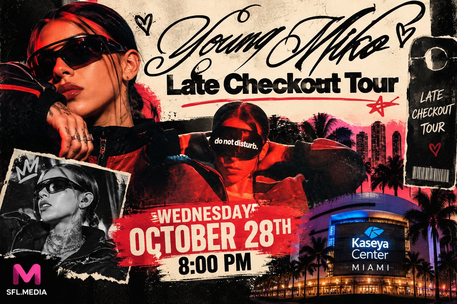 Young Miko Late Checkout Tour Poster Young Miko Late Checkout Tour Poster